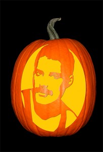Freddie Mercury Pumpkin