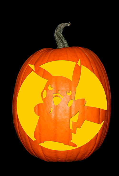 Pokemon Pikachu The Custom Punkin Stencil Company