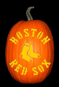 Red Sox Pumpkin