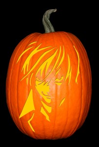 Death Note-Light Yagami Pumpkin