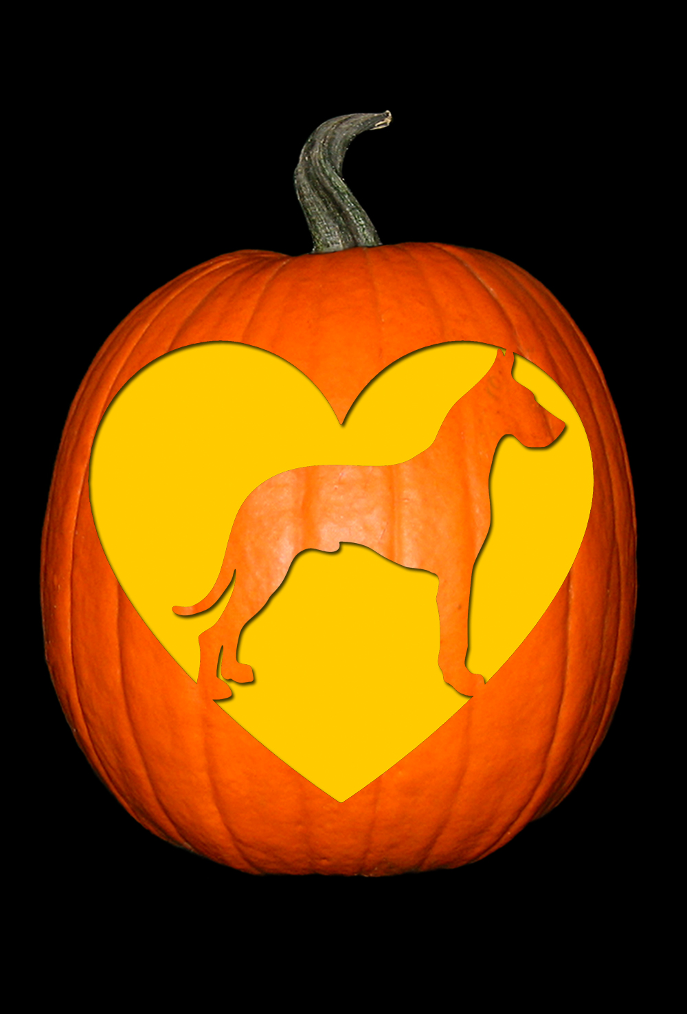 Love My Great Dane The Custom Punkin Stencil Company