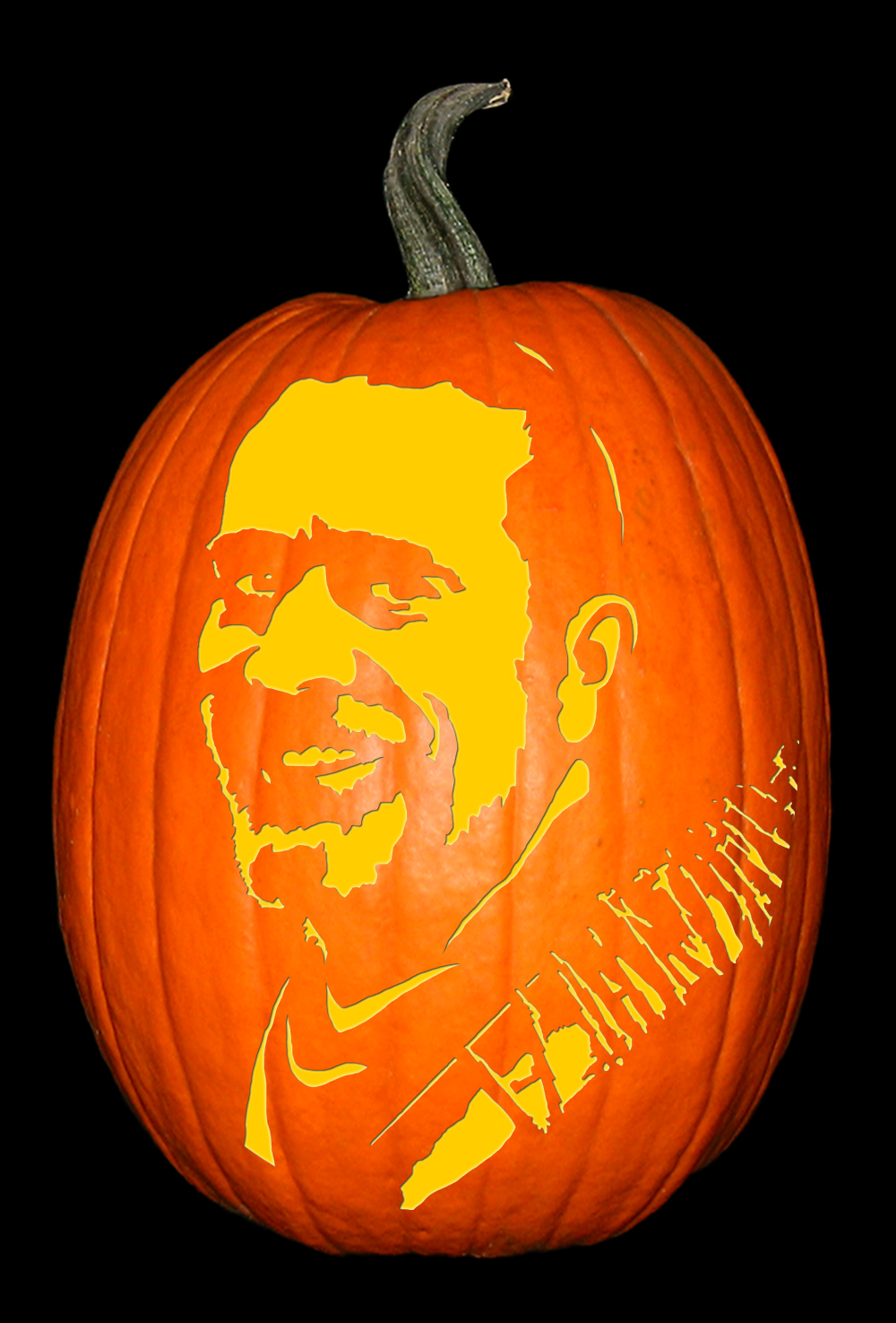 Walking Dead Negan The Custom Punkin Stencil Company